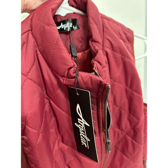 New With Tags Argstar Quilted Puffer Vest, Size Small - Picture 4 of 11